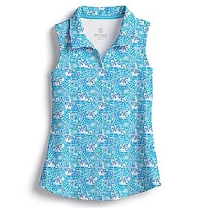 NEW Scales Daily Sunshine sleeveless sport polo